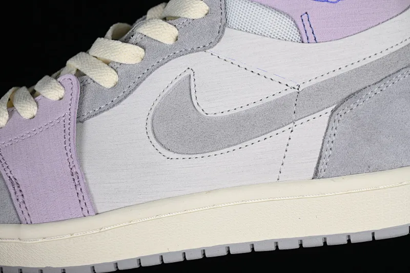 All categories Air Jordan Jordan series basketball shoes Air Jordan 1 High Air Jordan 1 Zoom CMFT AJ1 Joe 1 gray and purple color matching DV1305-005
